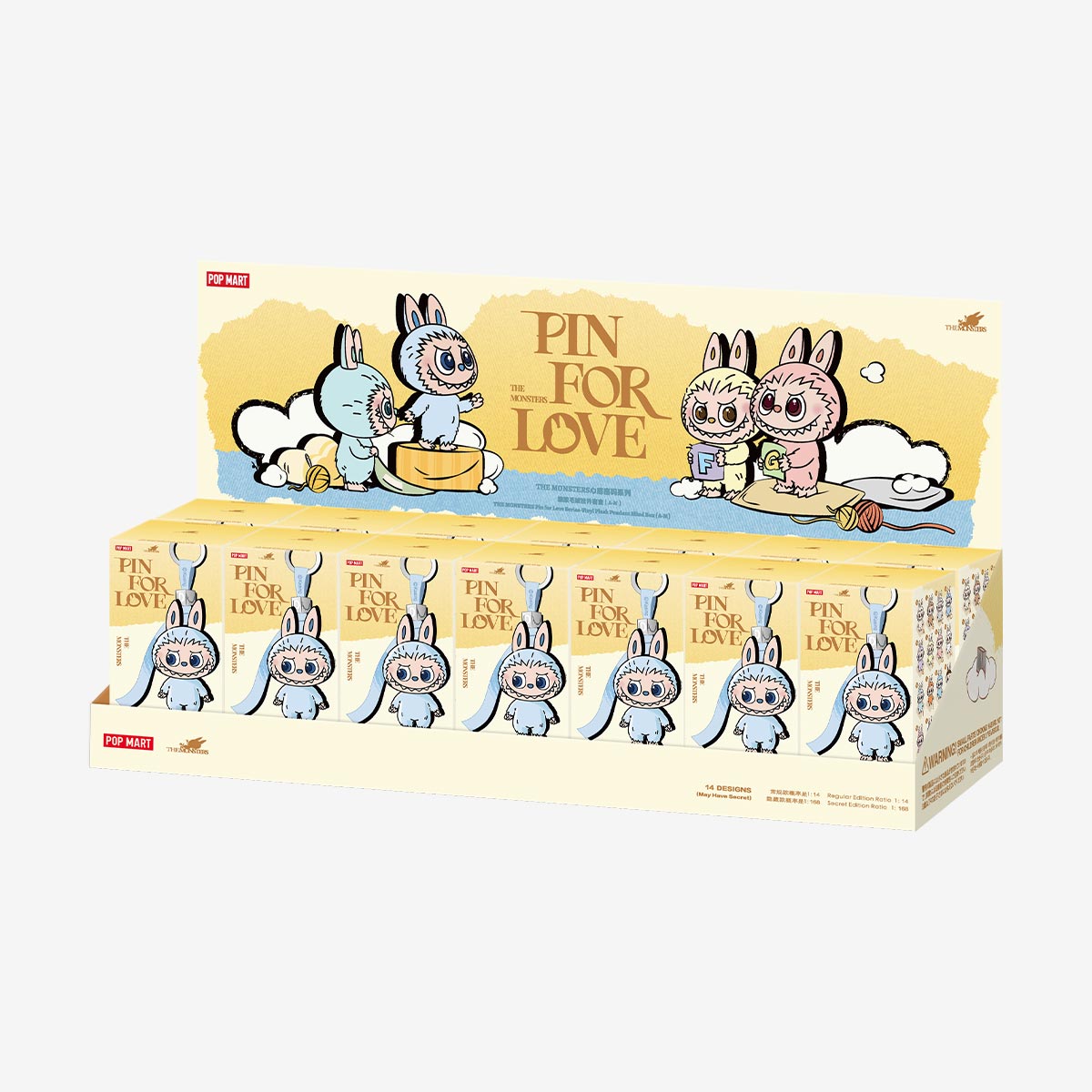 Labubu The Monsters – Pin for Love A–M (Single Box / Full Set)