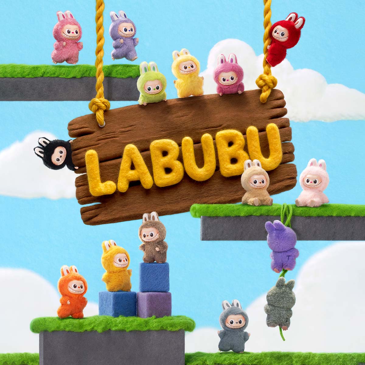 Labubu The Monsters – Pin for Love N–Z (Single box / Full set)